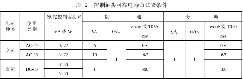 则接通和分断可以都按表2 中分断