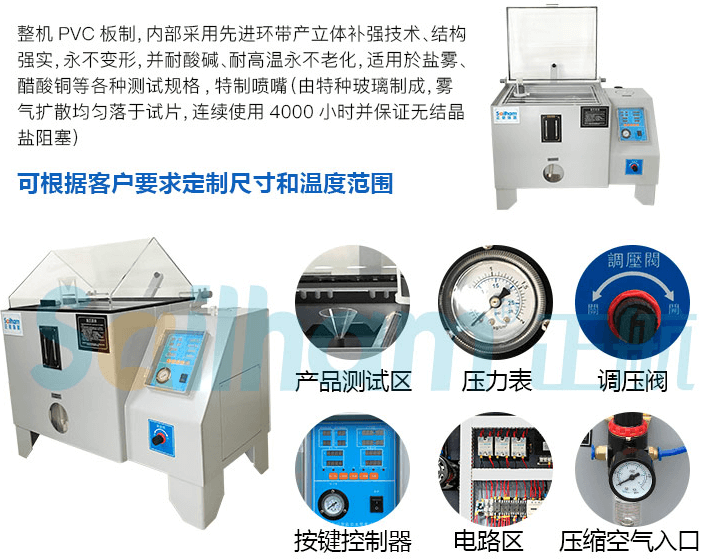 盐雾试验机产品结构图